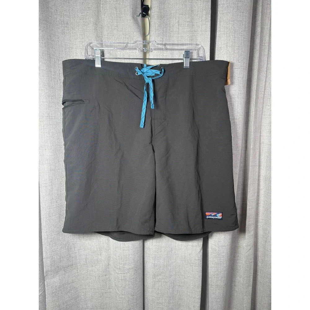 Patagonia Mens Stretch Wavefarer Boardshorts 19 Inch Ink Black 86622 Size 38 NWT